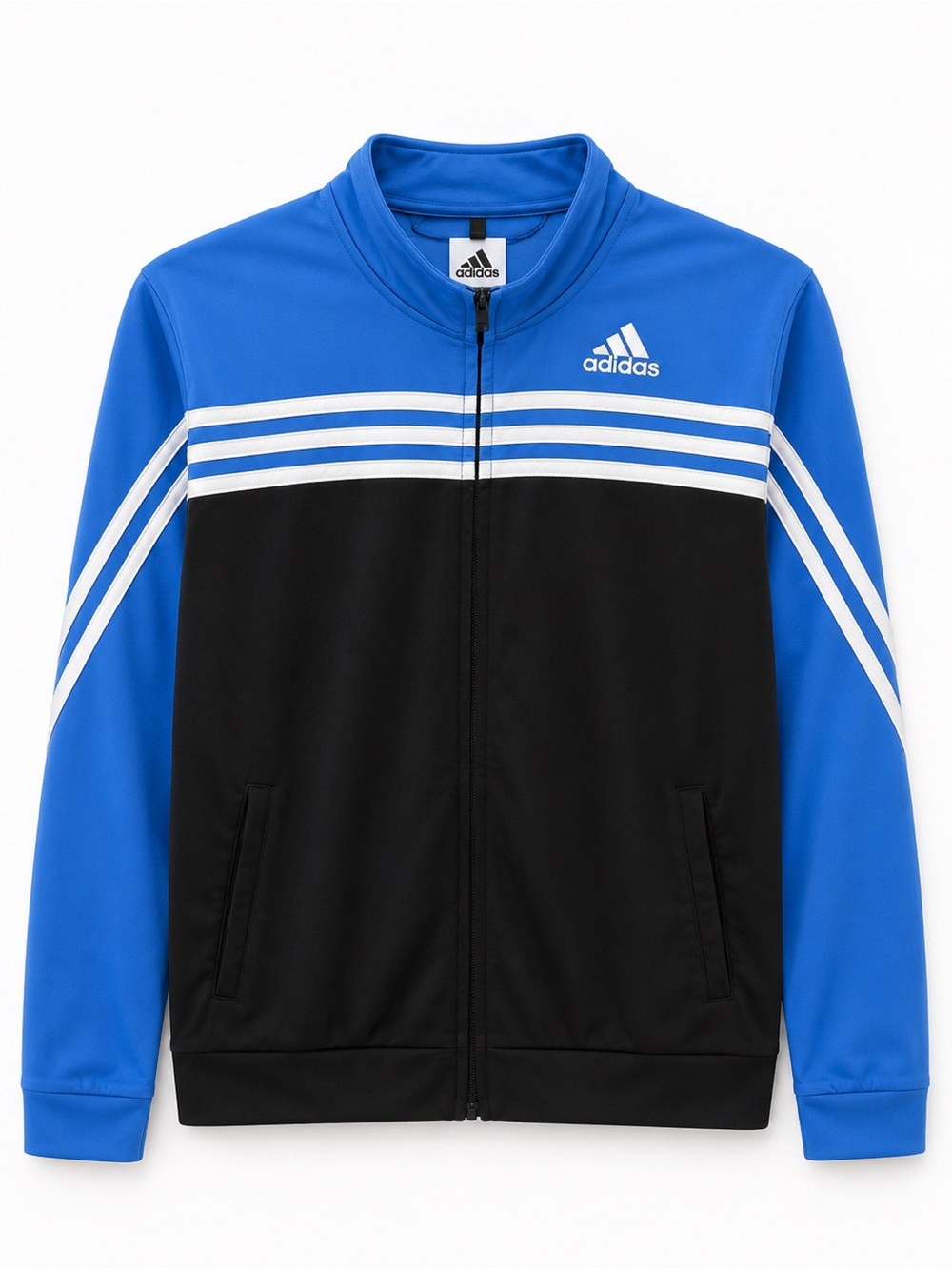 YOUTH ADIDAS WHITE ZIP-UP